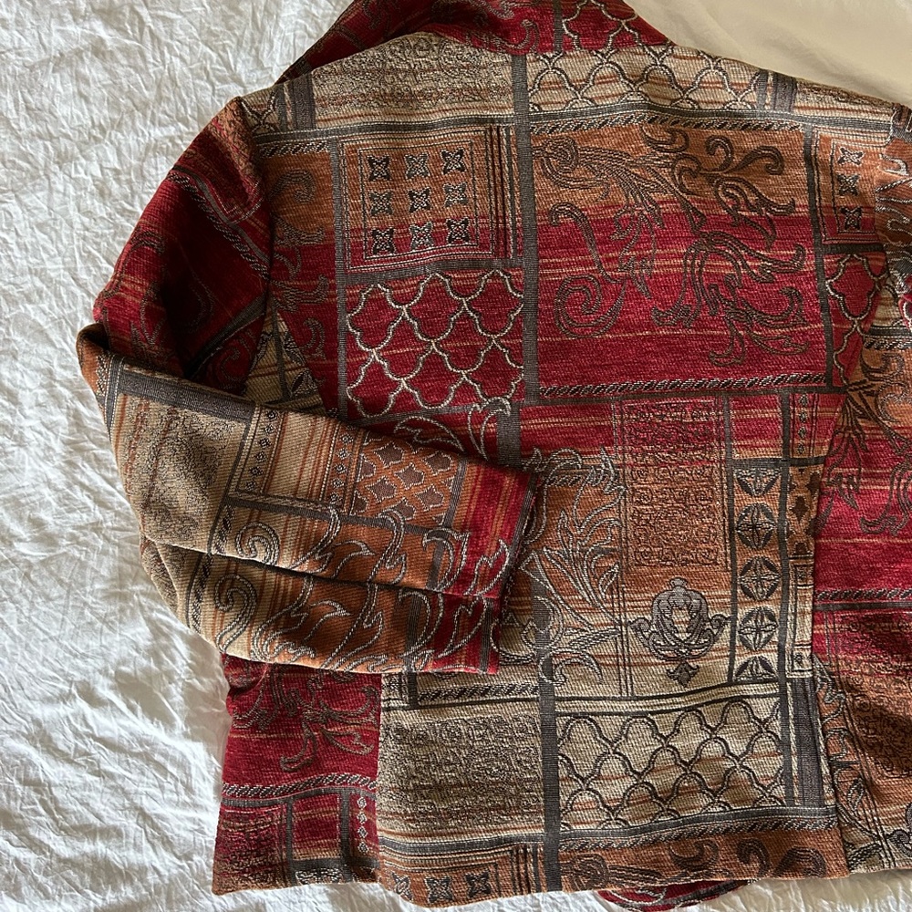 Beautiful Vintage Ladies Zip Up Jacket By Molly A… - image 8